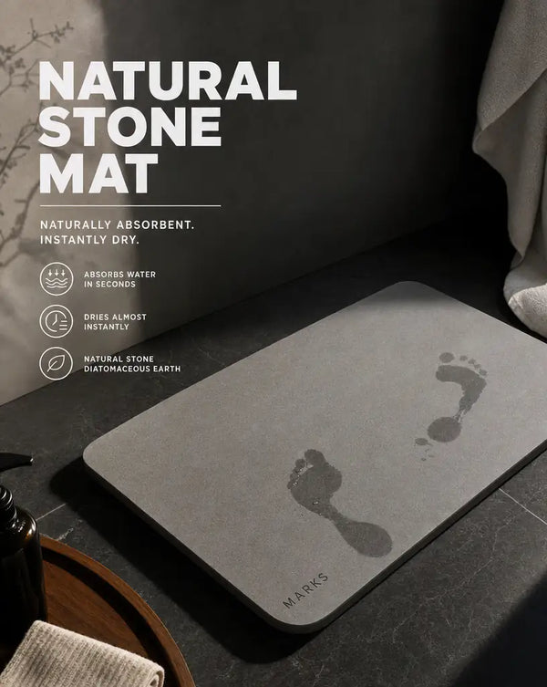 Original Stone Bath Mat | Minimalist Quick-Drying & Non-Slip