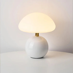 Mushroom Lamp - Lumara - French Cream Design - Adjustable LED Lighting