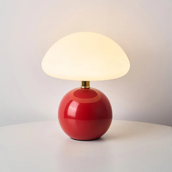 Mushroom Lamp - Lumara - French Cream Design - Adjustable LED Lighting