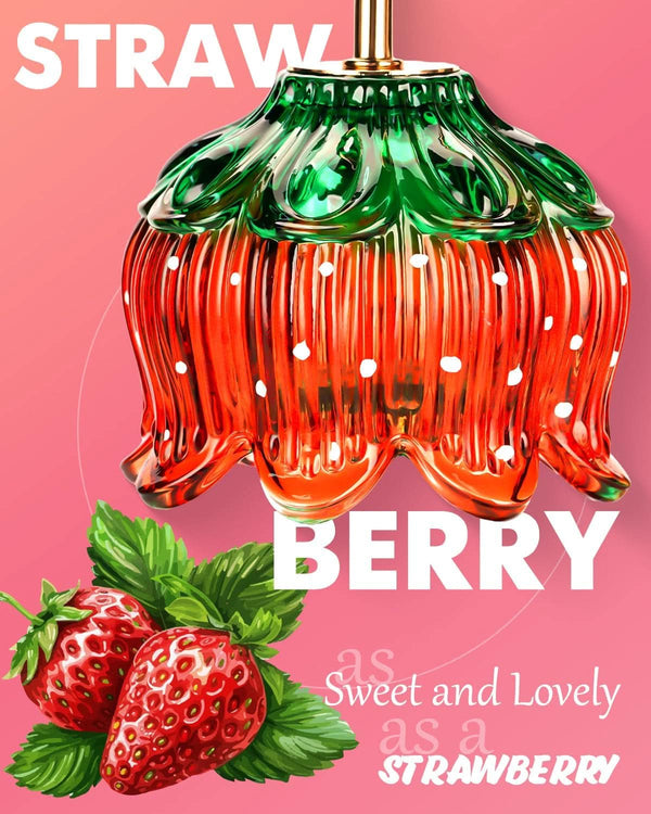 Strawberry Fragrance Candle Warmer Lamp With Timer