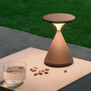 Dimmable Table Lamp - LumaGlow - Wireless Touch Control - Modern Hourglass Design