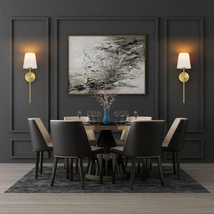 Wall Light Sconce - Princelle - Elegant Design - Classic Fabric Shade