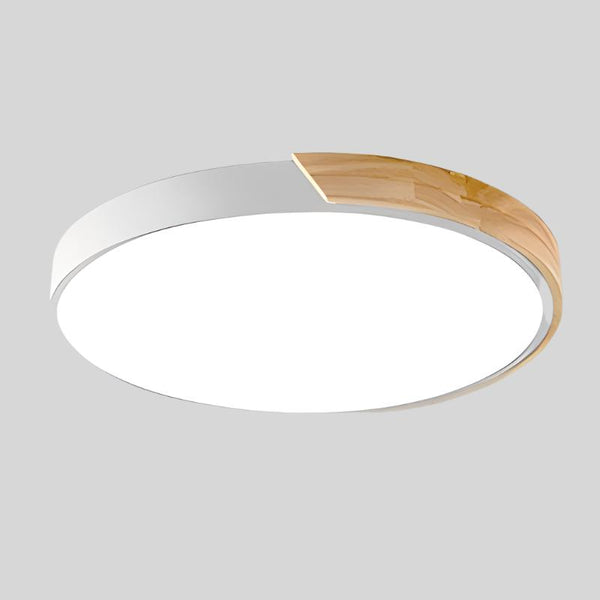 Ceiling Light - LuminaWood - Nordic Wooden Design - LED Circular Lamp
