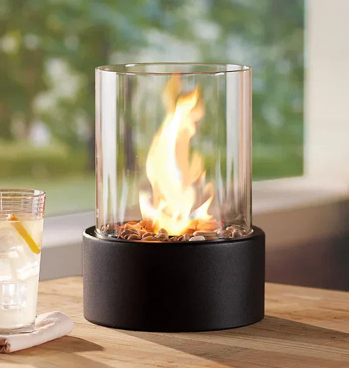 Portable Table Lantern - Flarex - Modern Gas Lamp - Cozy Outdoor Decor