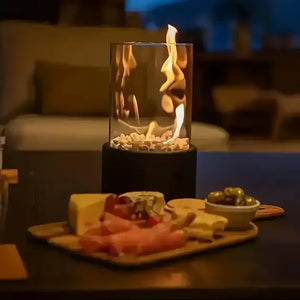 Portable Table Lantern - Flarex - Modern Gas Lamp - Cozy Outdoor Decor