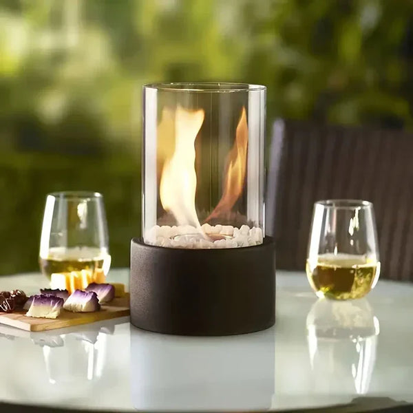 Portable Table Lantern - Flarex - Modern Gas Lamp - Cozy Outdoor Decor