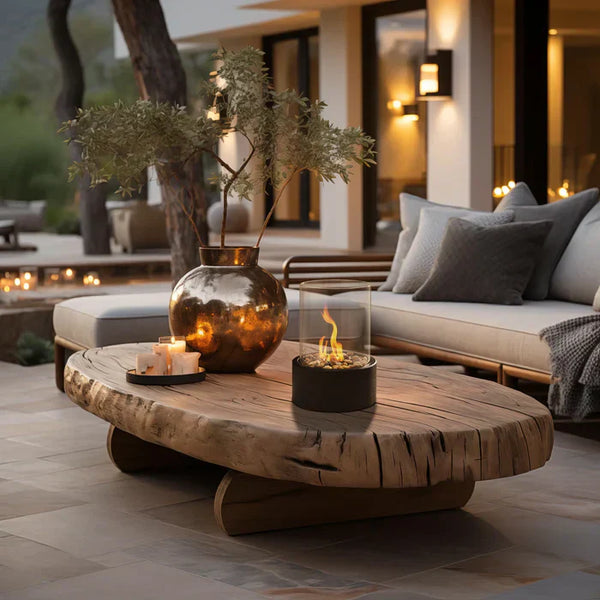 Portable Table Lantern - Flarex - Modern Gas Lamp - Cozy Outdoor Decor