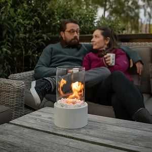 Portable Table Lantern - Flarex - Modern Gas Lamp - Cozy Outdoor Decor