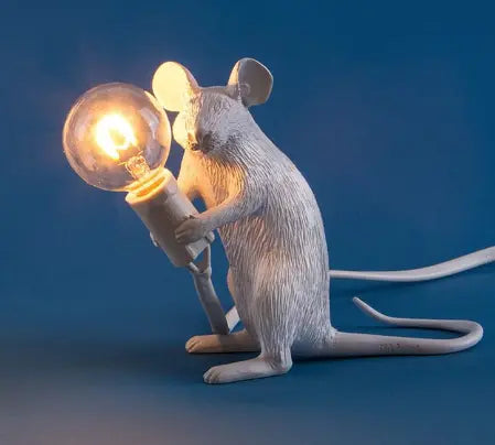 Mouse Lamp - Mousika - Playful Animal Design - Cozy Room Light