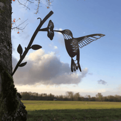 Metal Garden Birds - Aviora - Outdoor Decor - Elegant Yard Sculpture