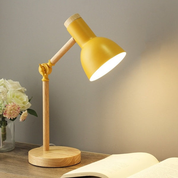 Wooden LED Desk Lamp – Luminord – Scandinavian Minimalist Style – Modern Home Office Light
