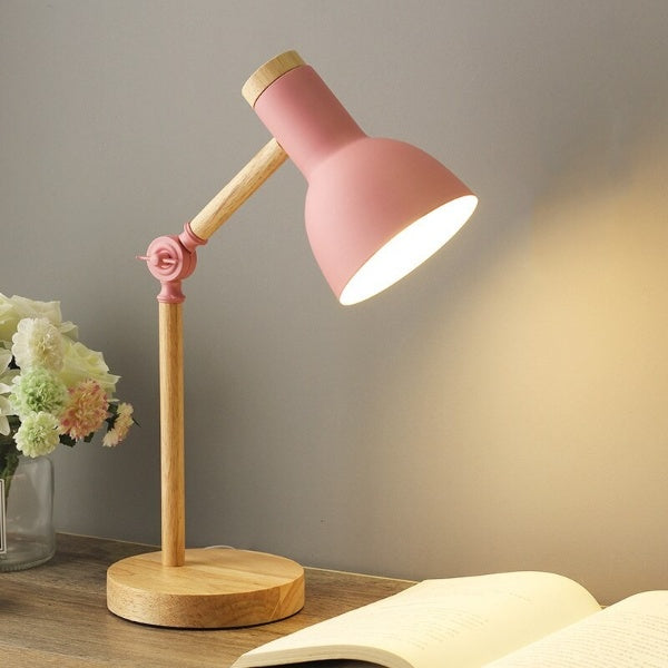 Wooden LED Desk Lamp – Luminord – Scandinavian Minimalist Style – Modern Home Office Light
