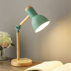 Wooden LED Desk Lamp – Luminord – Scandinavian Minimalist Style – Modern Home Office Light