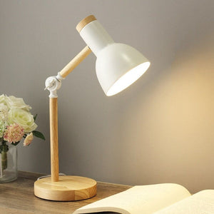 Wooden LED Desk Lamp – Luminord – Scandinavian Minimalist Style – Modern Home Office Light