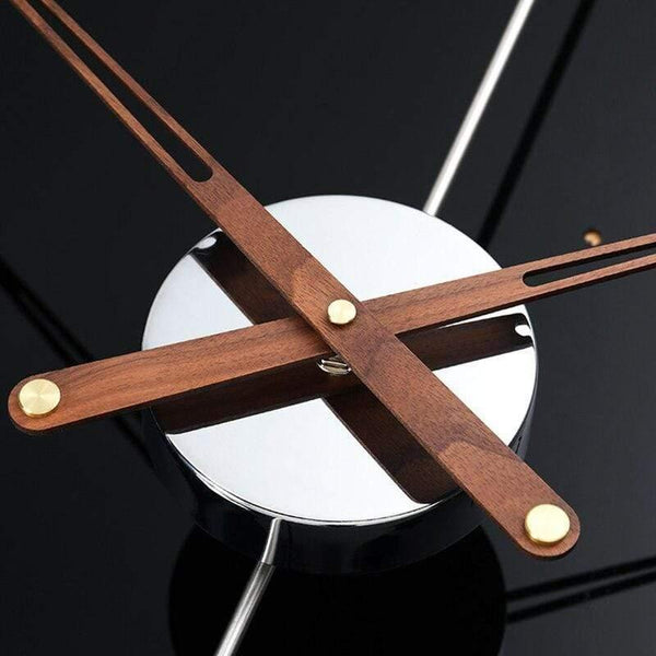 Wall Clock Decor - Zenith - Metal Frameless Design - Modern Home Accent
