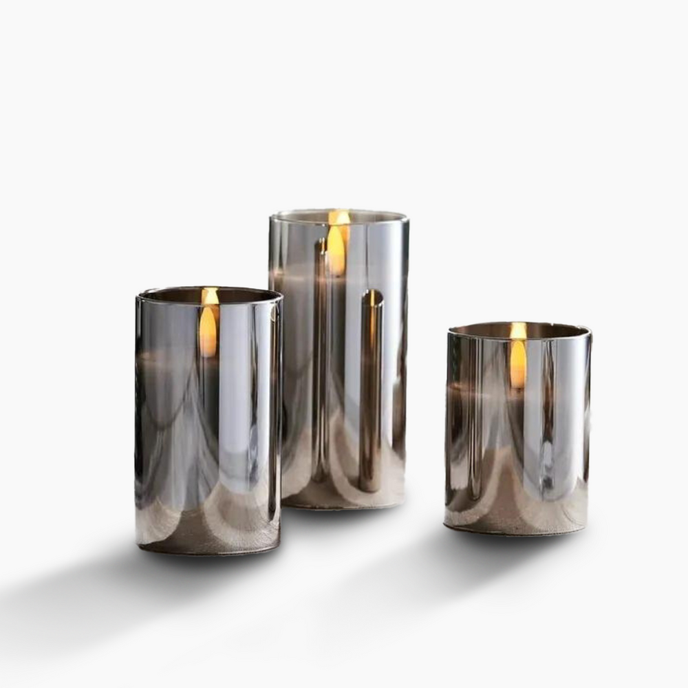 LED Candles - Moodix - Realistic Flame Effect - Safe Home Lighting