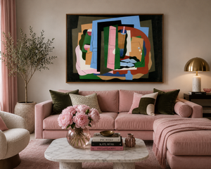 Abstract Wall Art | Layered Geometry