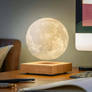 Floating Moon Lamp - Celestia - Magnetic Levitation Light - 3D Lunar Decor