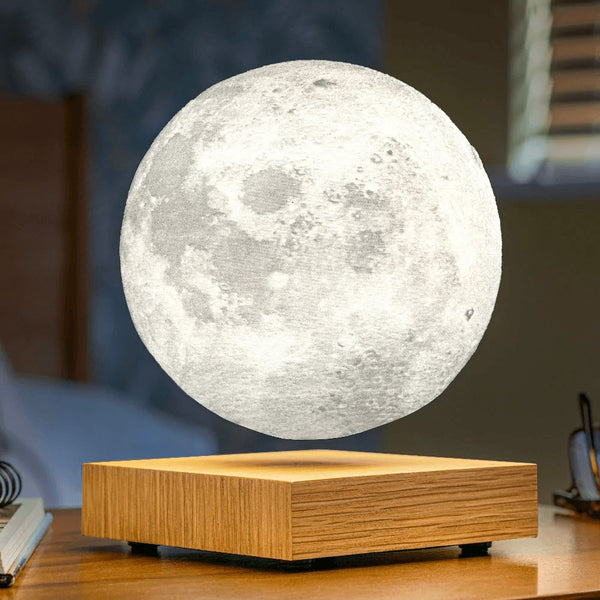 Floating Moon Lamp - Lunaris - Magnetic Levitation Light - 3D Moon Decor