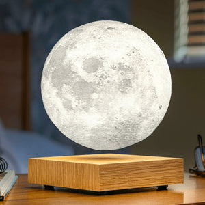 Floating Moon Lamp - Celestia - Magnetic Levitation Light - 3D Lunar Decor