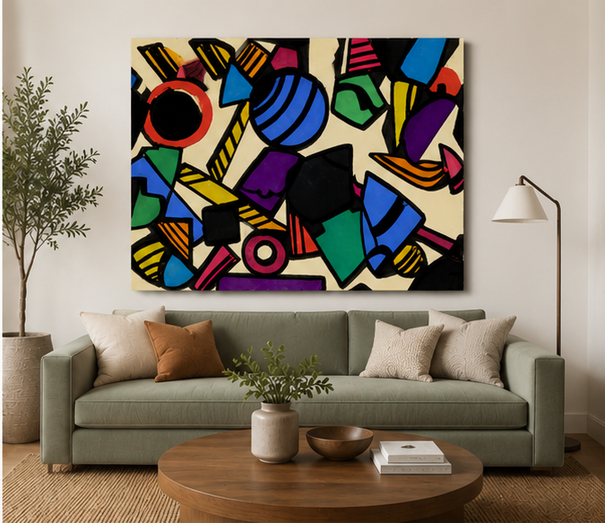 Abstract Wall Art | Carnival Mosaic