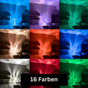 Aurora Projector Lamp – Glaciora – 16 Colour LED Light – Northern Lights Decor