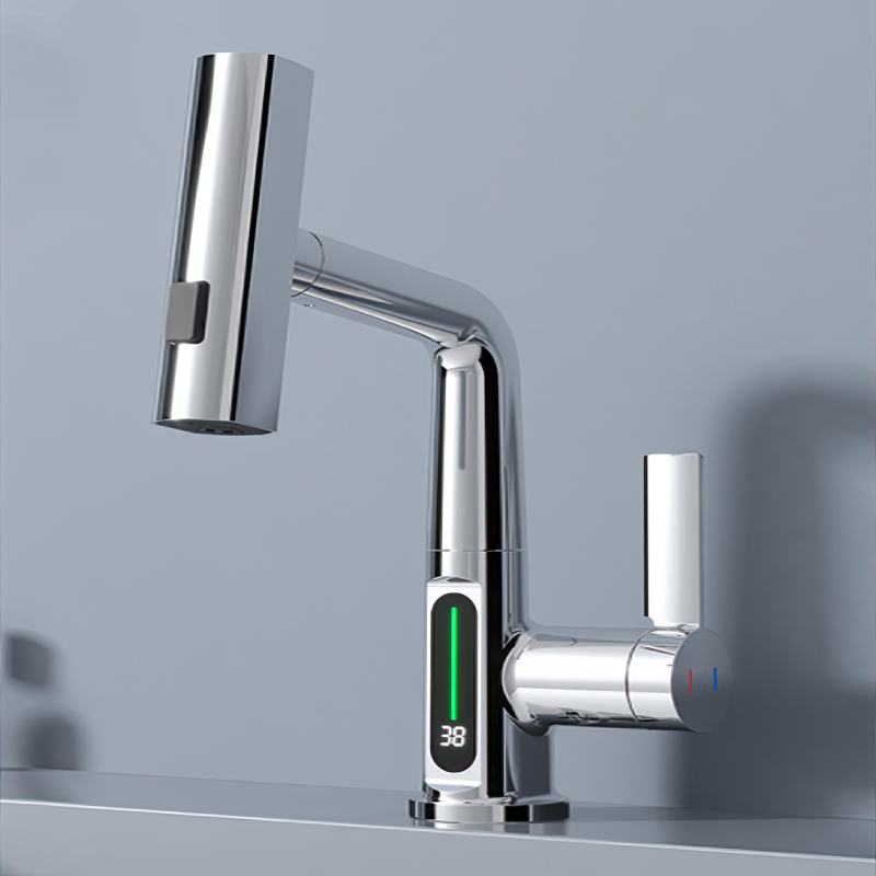 Smart Faucet - Hydronix - Digital Display - 360° Swivel Design