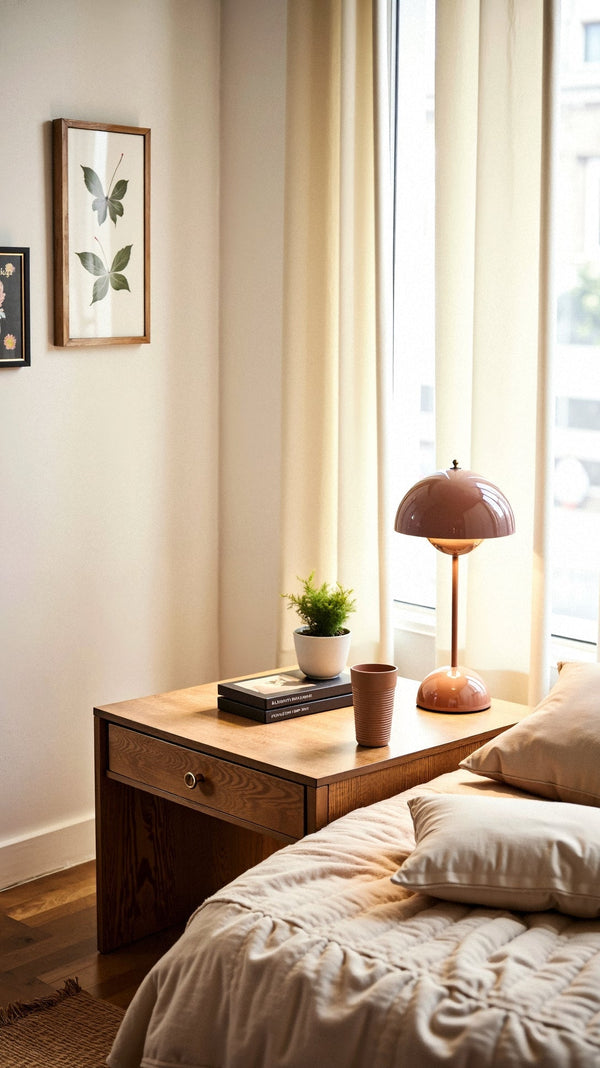 Table Lamp - Luxora - Elegant Modern Design - Ambient Bedroom Lighting