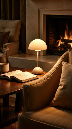 Table Lamp - Luxora - Elegant Modern Design - Ambient Bedroom Lighting