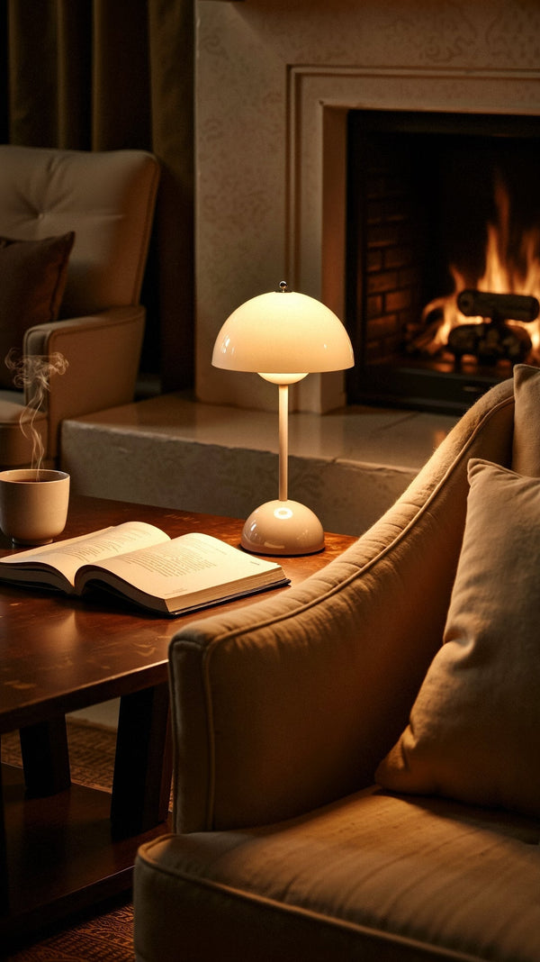Table Lamp - Luxora - Elegant Modern Design - Ambient Bedroom Lighting