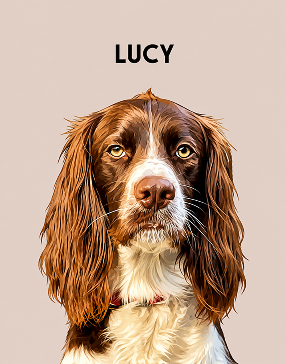 Custom Pet Portrait | Personalized Pet Wall Art