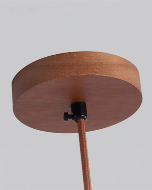 Pendant Ceiling Light - Vaguella - Wavy Ceramic Shade - Japandi Bedside Glow