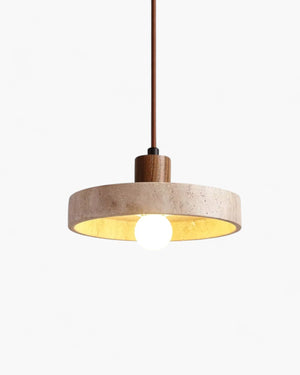 Pendant Ceiling Light - Terruva - Travertine Stone Look - Modern Kitchen Lighting