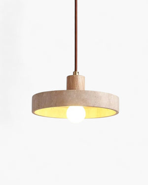Pendant Ceiling Light - Terruva - Travertine Stone Look - Modern Kitchen Lighting