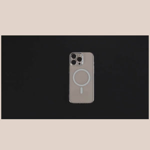 Magnetic iPhone 17 Series Case  – Transparent Anti-Yellow Cover with Wireless Charging Support