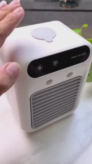 Portable Air Cooler Fan USB Rechargeable | Ice Mist Desk Cooler