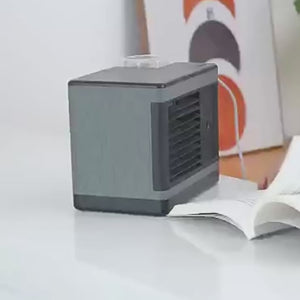 Rechargeable Mini Air Conditioner | Portable USB Fan Cooler