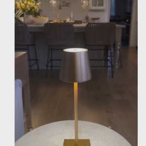 Portable Table Lamp – Luminzo – Rechargeable LED Light – Touch Control Dimmable