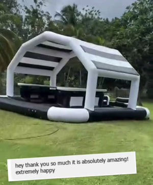 Splash Bar | Inflatable Pool Bar Tent 6m x 6m for Parties