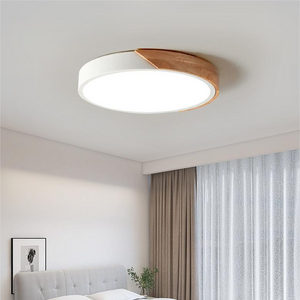 Ceiling Light - LuminaWood - Nordic Wooden Design - LED Circular Lamp