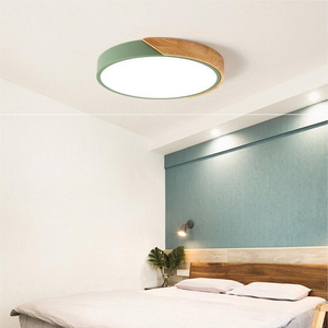 Ceiling Light - LuminaWood - Nordic Wooden Design - LED Circular Lamp
