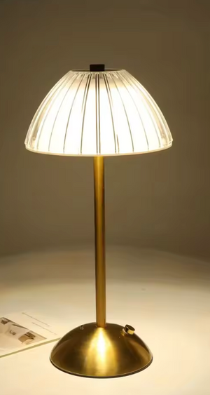 Retro Crystal Touch Lamp | Rechargeable Wireless LED Table Lamp