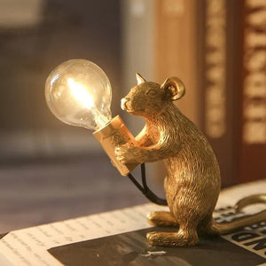 Mouse Lamp - Mousika - Playful Animal Design - Cozy Room Light