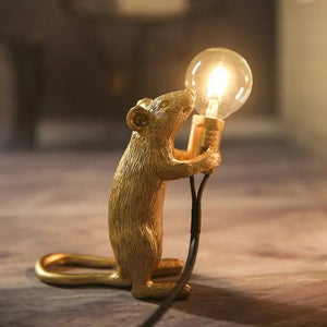 Mouse Lamp - Mousika - Playful Animal Design - Cozy Room Light