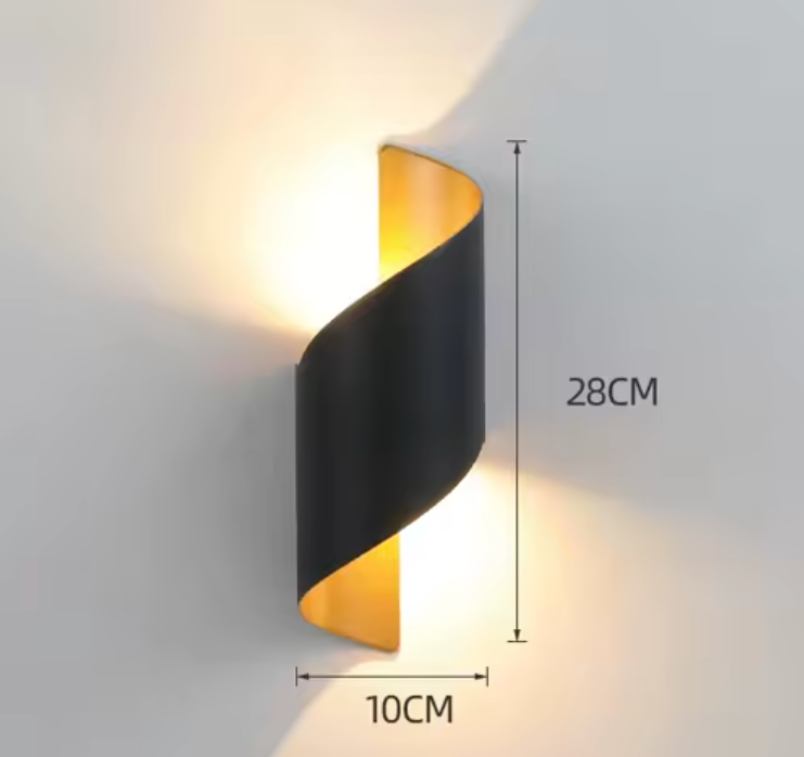 Spiral LED Wall Light 12W | Indoor Nordic Design