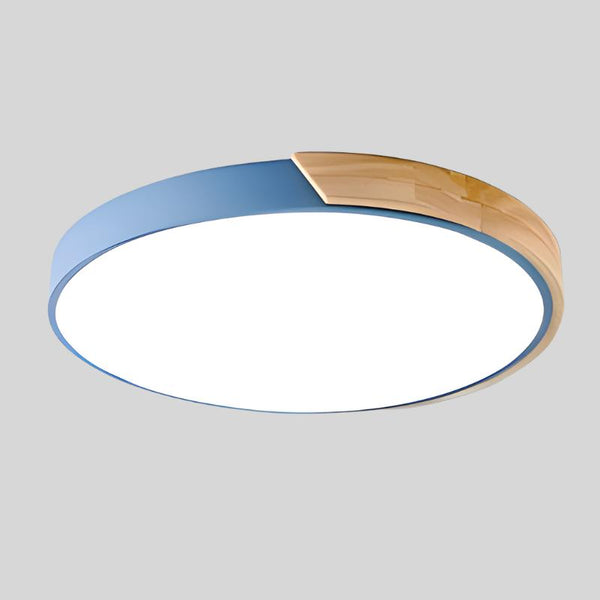 Ceiling Light - LuminaWood - Nordic Wooden Design - LED Circular Lamp