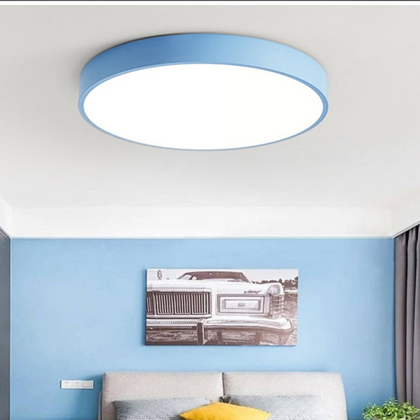 Ceiling Light - LuminaWood - Nordic Wooden Design - LED Circular Lamp